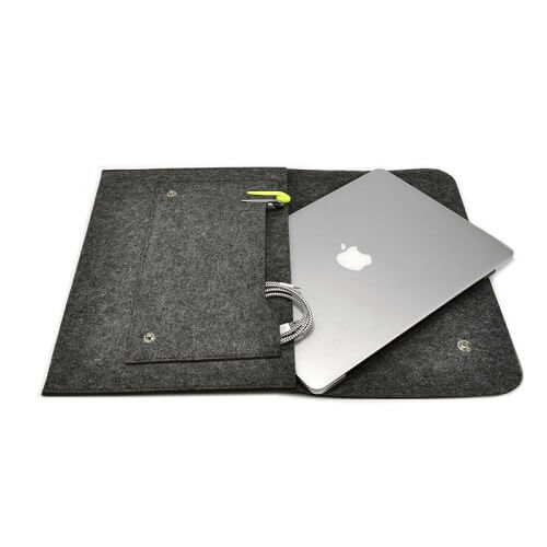 personalized leather laptop sleeve
