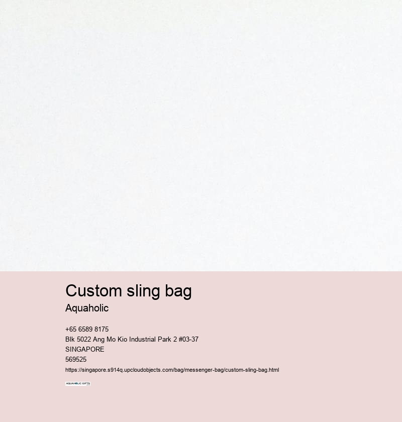 custom sling bag