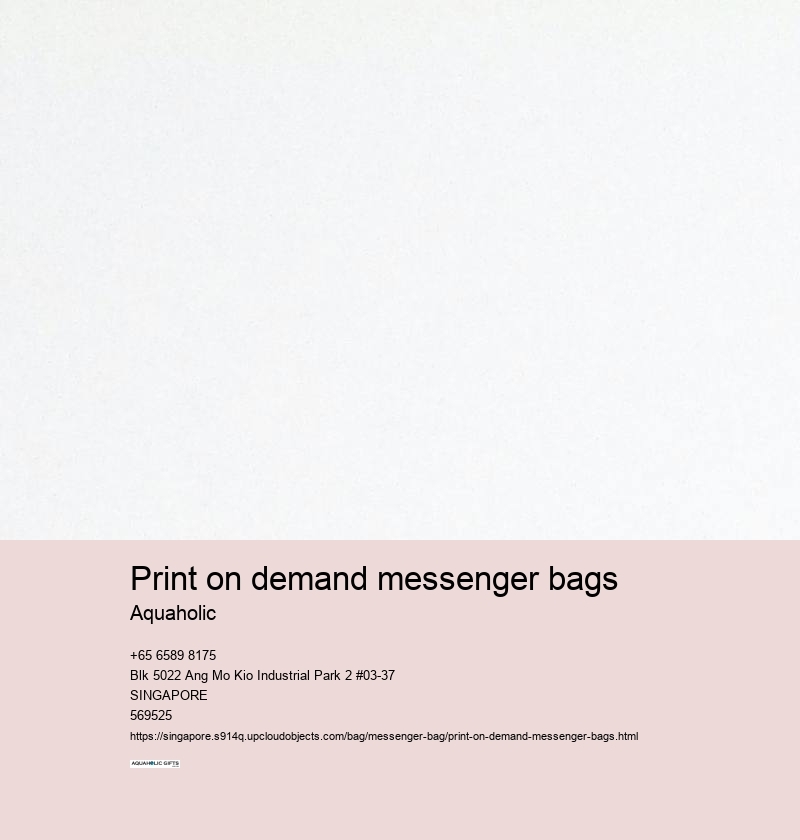 print on demand messenger bags