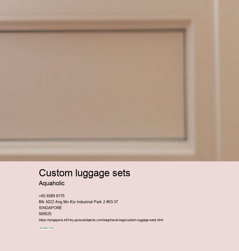 custom luggage sets