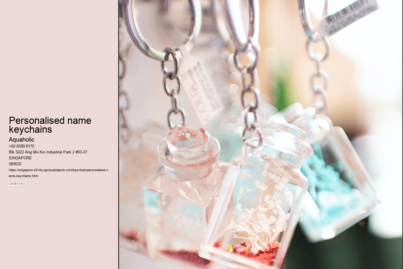 personalised name keychains