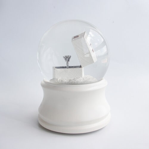 engraved snow globe