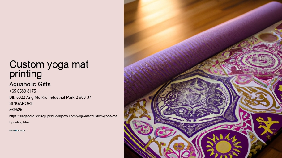 custom yoga mat printing