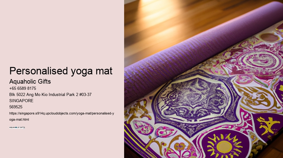 personalised yoga mat